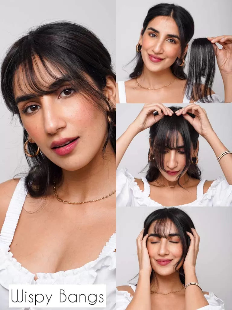 Wispy Clip-In Bangs | Nish Hair