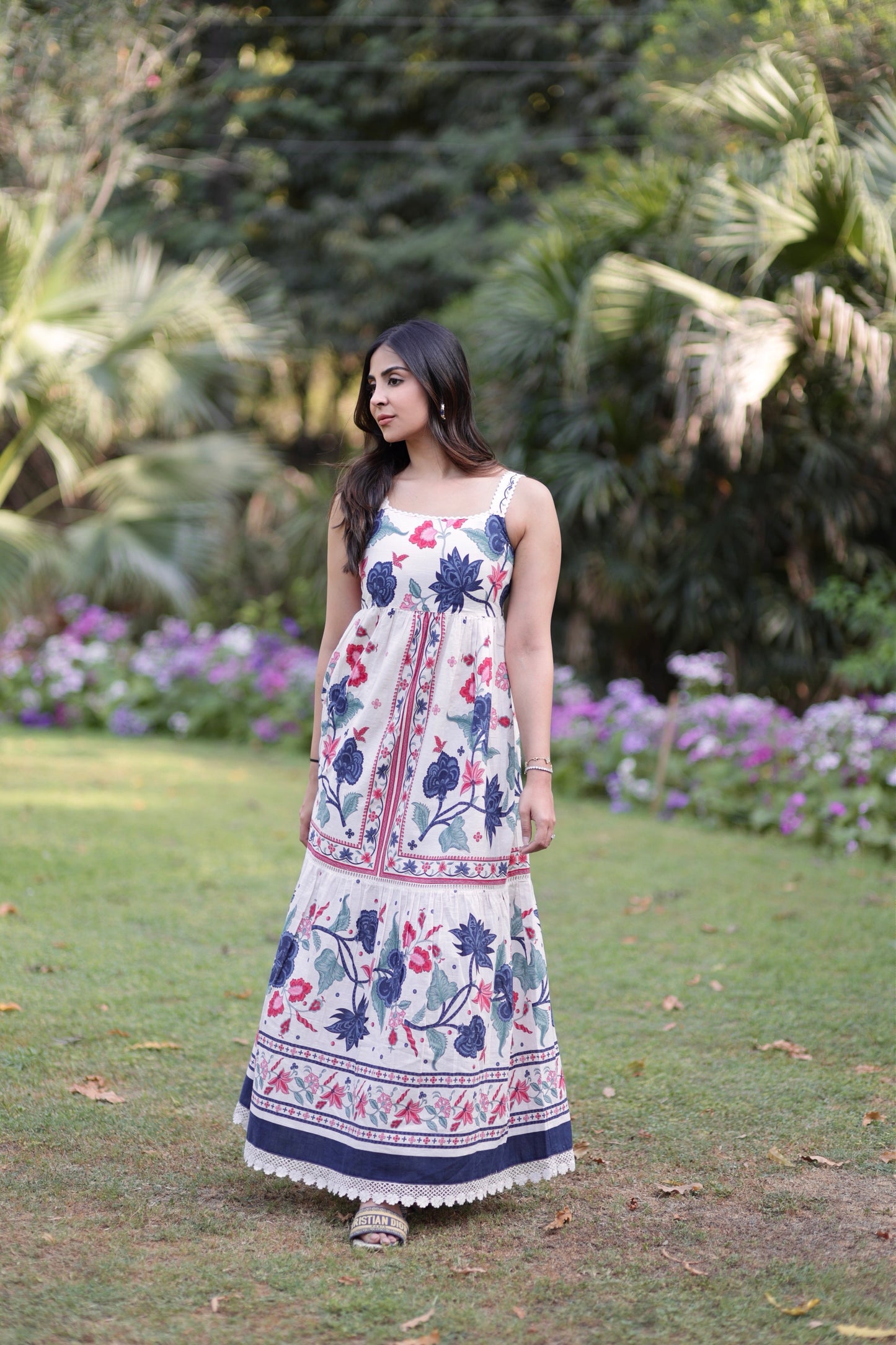 Tushita Mehta in Kaitlyn Printed Maxi | Style Island at Broadway