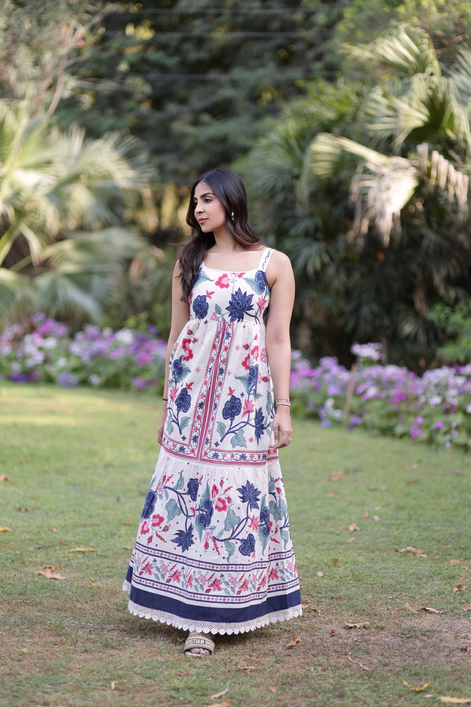 Tushita Mehta in Kaitlyn Printed Maxi | Style Island at Broadway