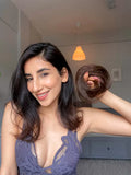 Human Hair Donut Scrunchie Dark Brown | Nish Hair | Nish Hair at Broadway