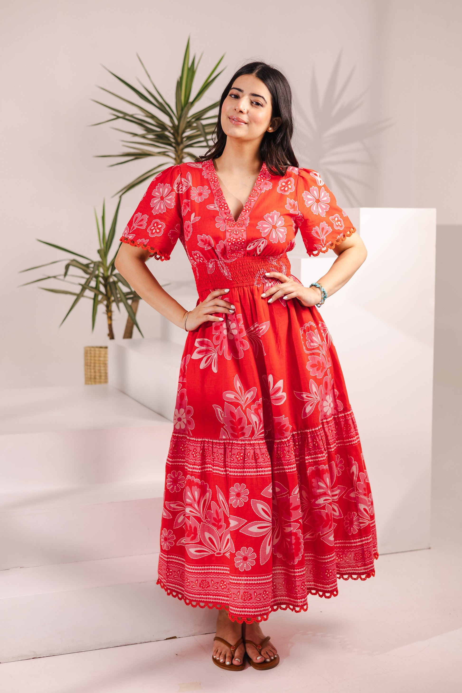 Sofia Red Maxi | Style Island at Broadway