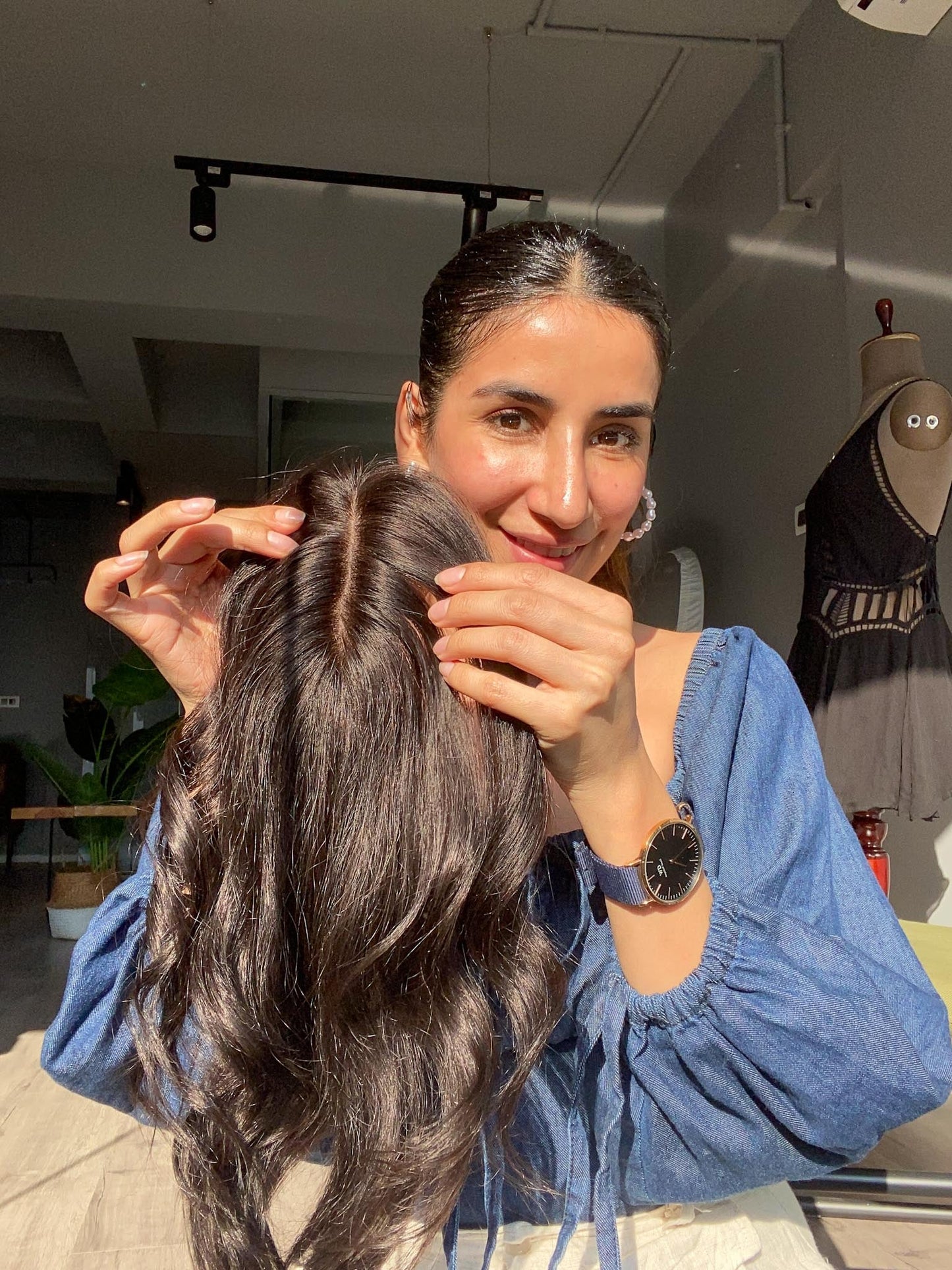 Silk Base Faux Scalpâ¢ â Hair Topper 2x6inch