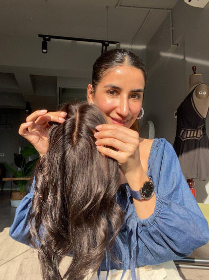 Silk Base Faux Scalpâ¢ â Hair Topper 2x6inch