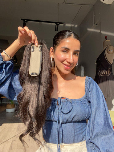 Silk Base Faux Scalpâ¢ â Hair Topper 2x6inch