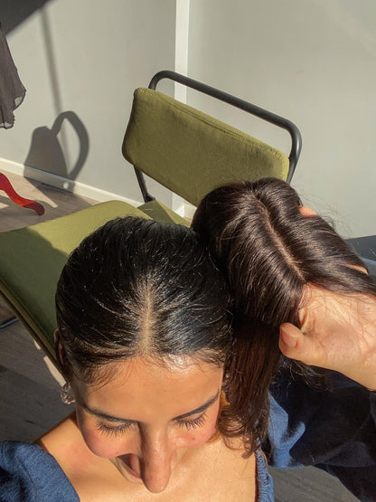 Silk Base Faux Scalpâ¢ â Hair Topper 2x6inch