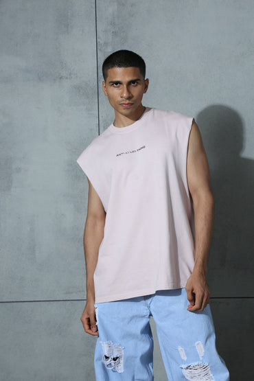 Anti-Everything Club Vest Pink