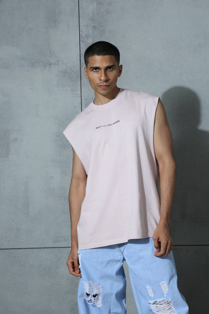 Anti-Everything Club Vest Pink