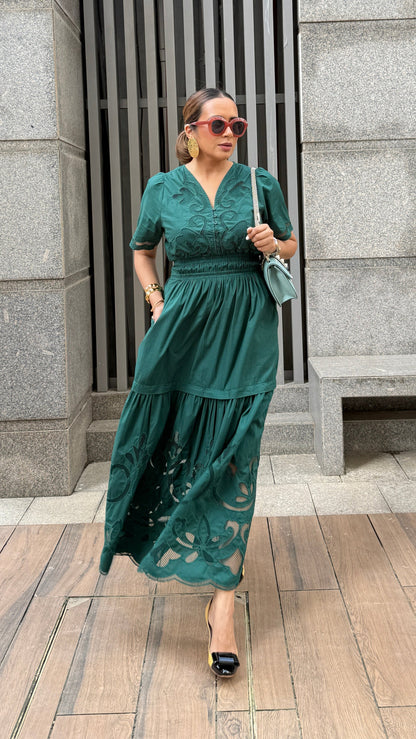 Ava Cutwork Dress | Style Island at Broadway