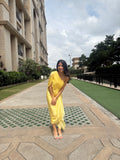 Butter Yellow Drape Dress | Ewoke at Broadway
