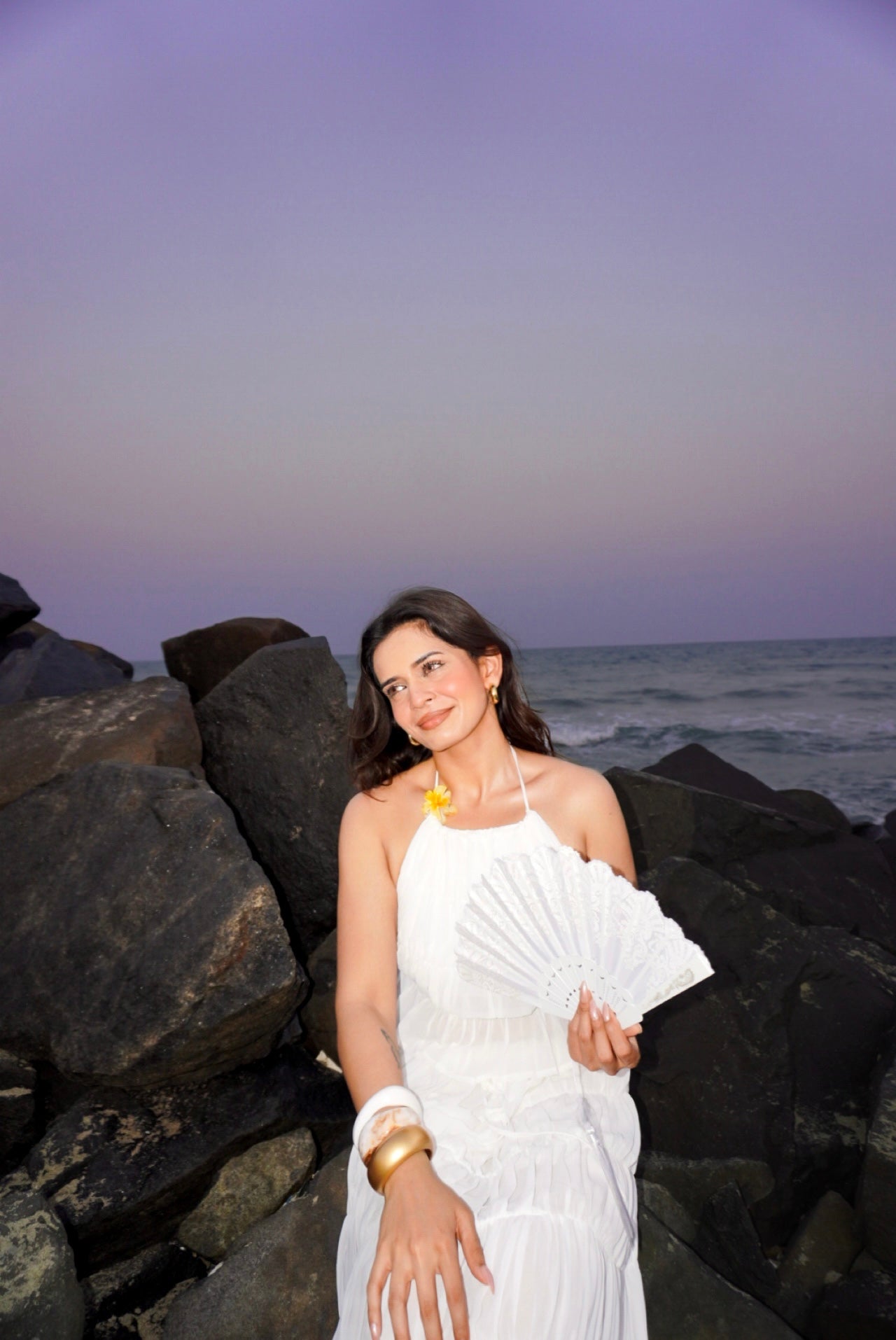 Gathered Halter Neck Top