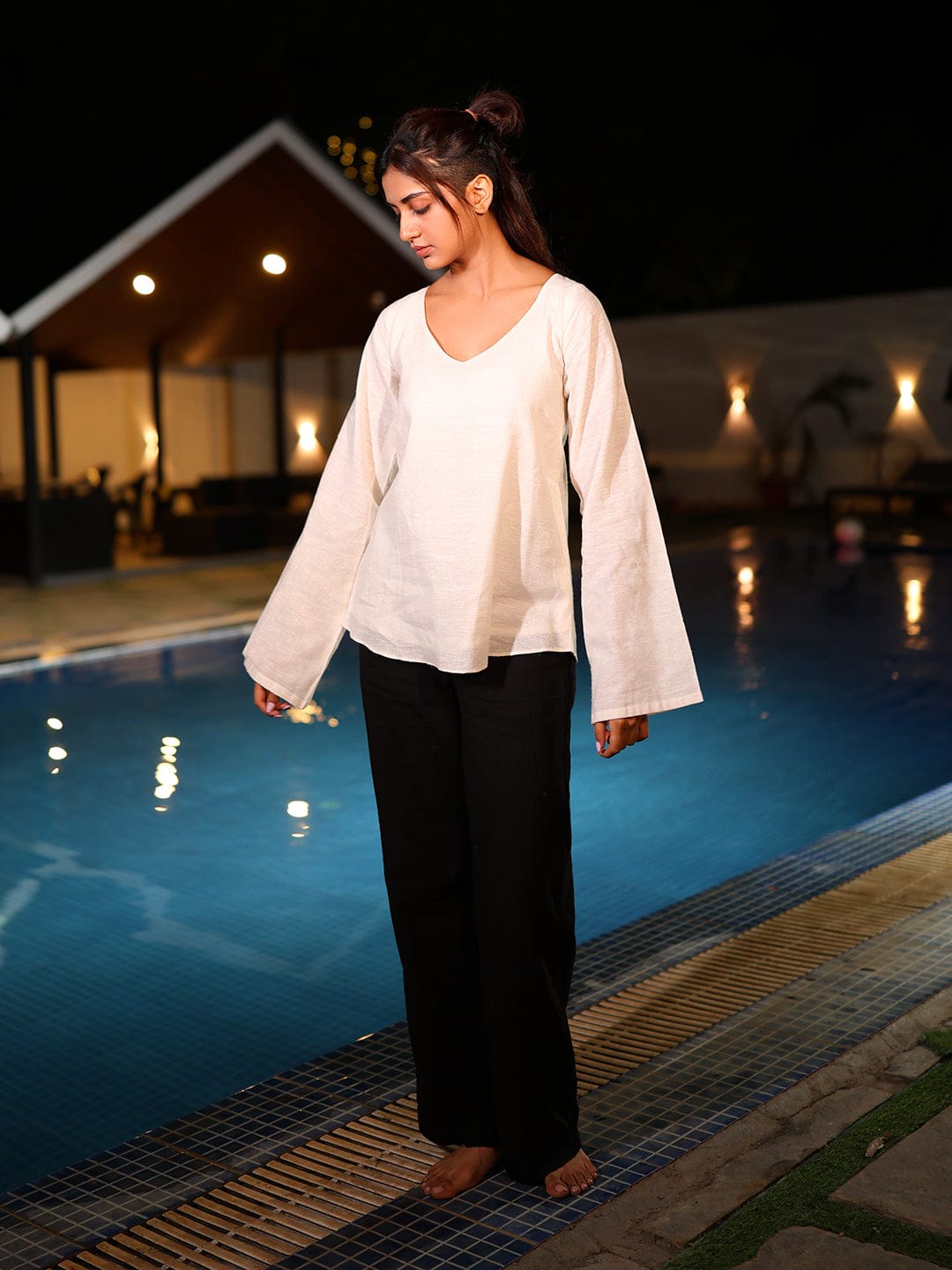Masakali Linen Top