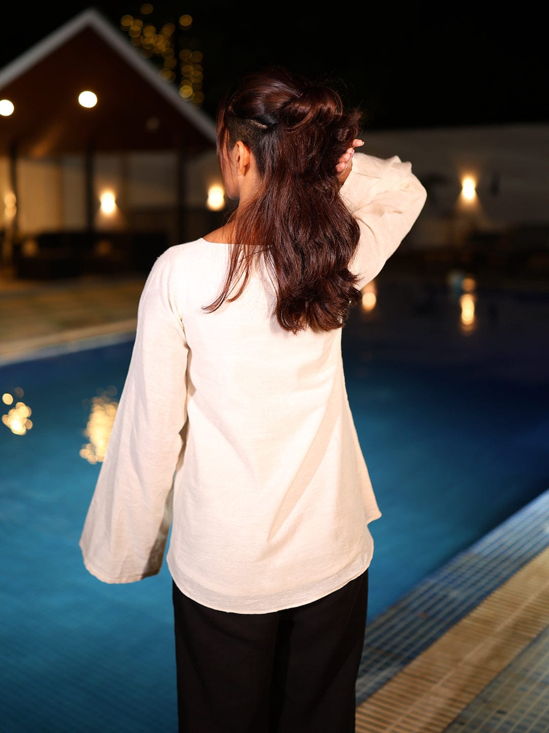 Masakali Linen Top