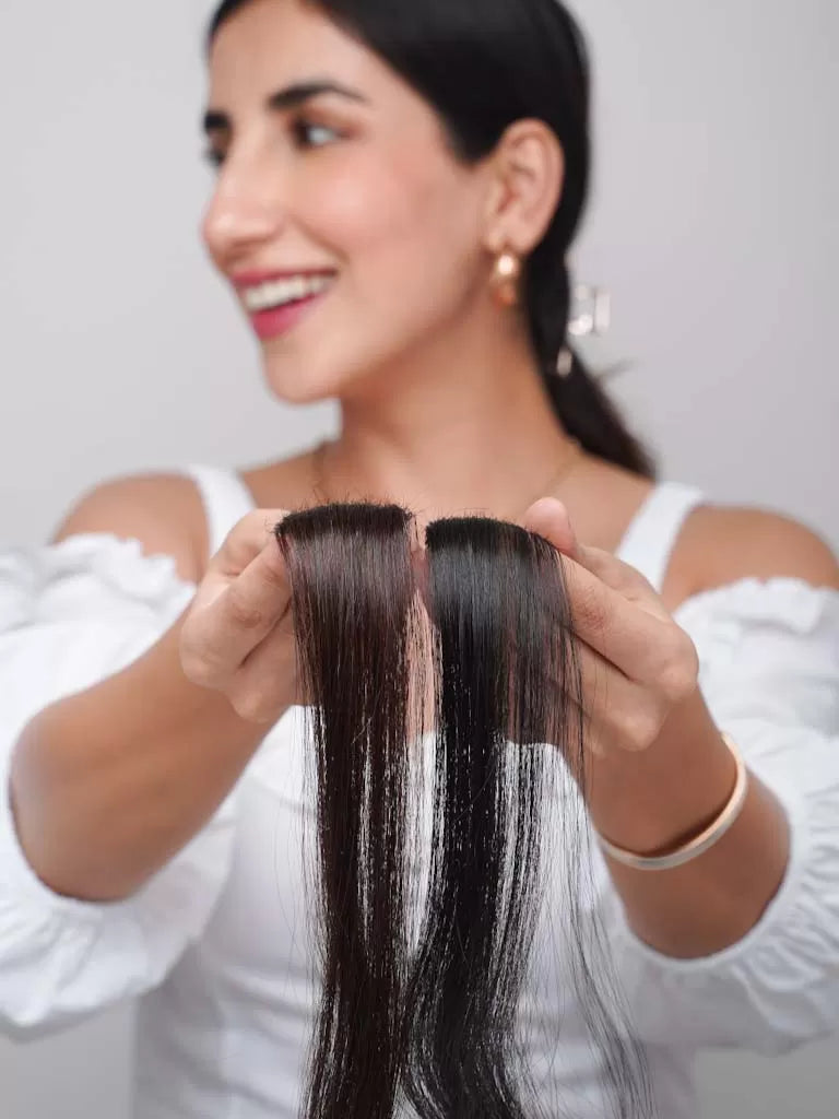 Seamless Straight Hair Strand | Single Clip | Nish Hair