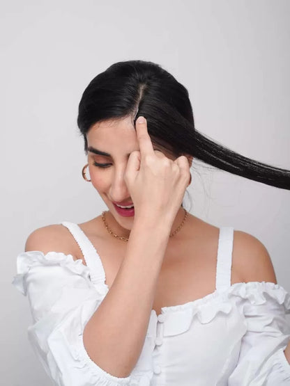 Seamless Straight Hair Strand | Single Clip | Nish Hair