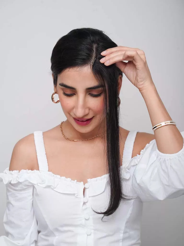 Seamless Straight Hair Strand | Single Clip | Nish Hair