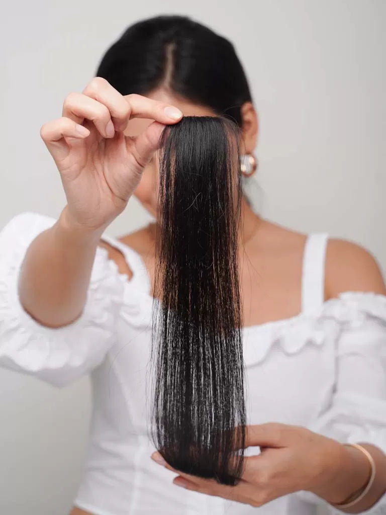 Seamless Straight Hair Strand | Single Clip | Nish Hair
