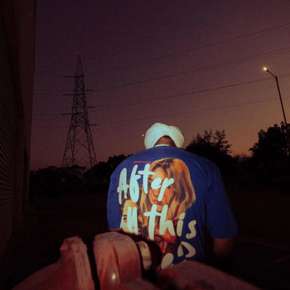 4EverMore Royalblue Oversize Tee | Esthreall at Broadway