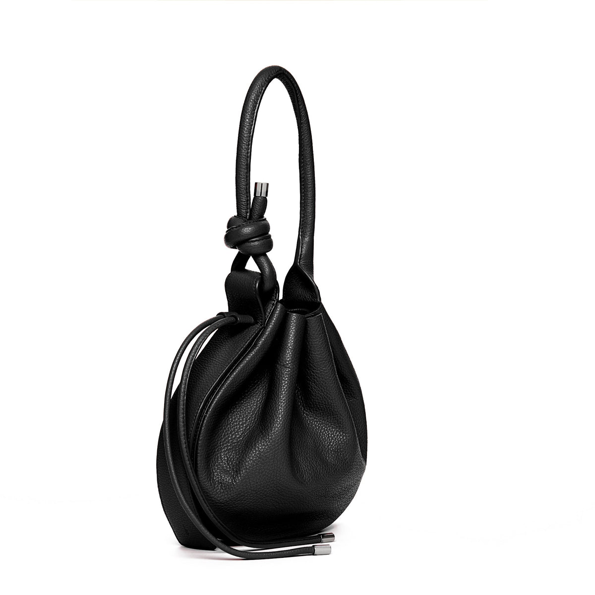 INA BAG MEDIUM PEBBLE BLACK