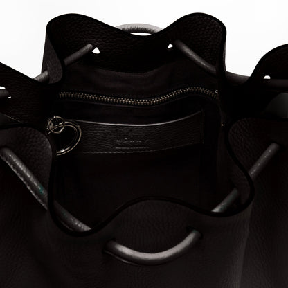 INA BAG MEDIUM PEBBLE BLACK