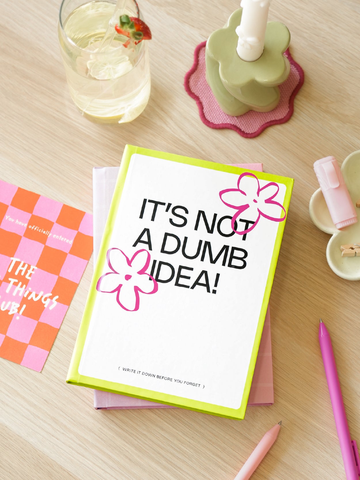 It's Not A Dumb Idea | A5 Hardcover Notebook | Aligning Dots at Broadway