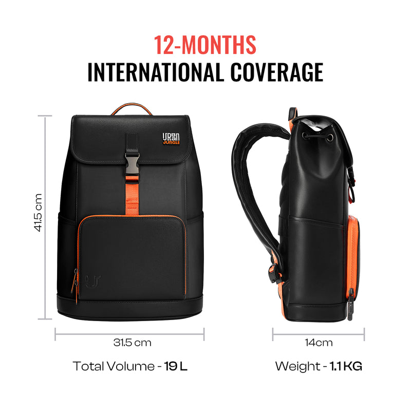 Zest Daypack -Black-Medium | Urban Jungle at Broadway