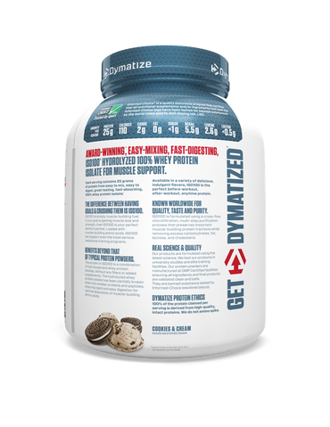 Dymatize ISO 100 5lbs Cookies & Cream