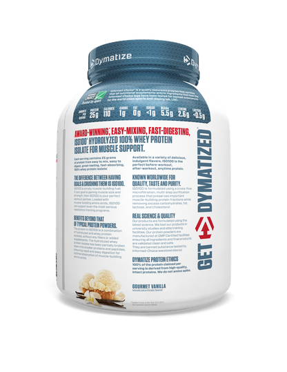 Dymatize ISO 100 5lbs Gourmet Vanilla