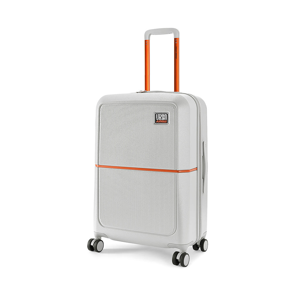 Caliber Medium Hard Luggage -Cloud Grey -Medium | Urban Jungle at Broadway