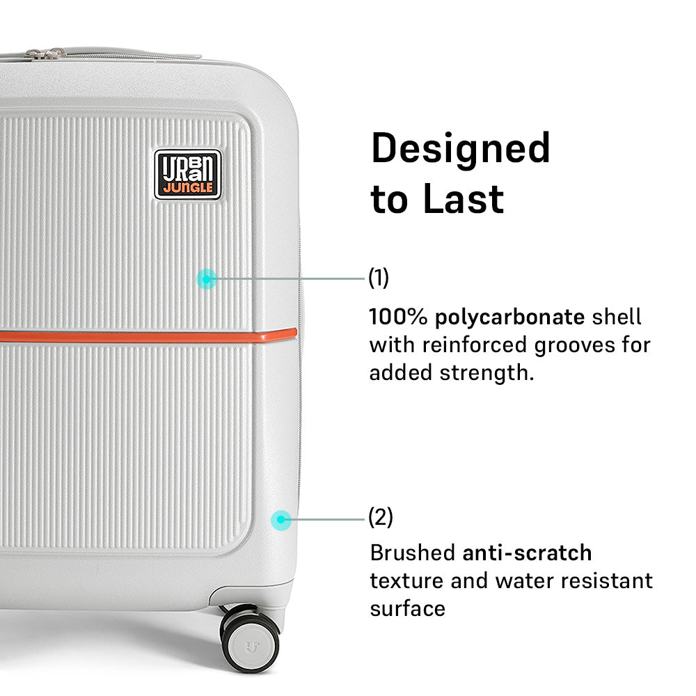Cabin Hard Luggage -Cloud Grey-Cabin | Urban Jungle at Broadway