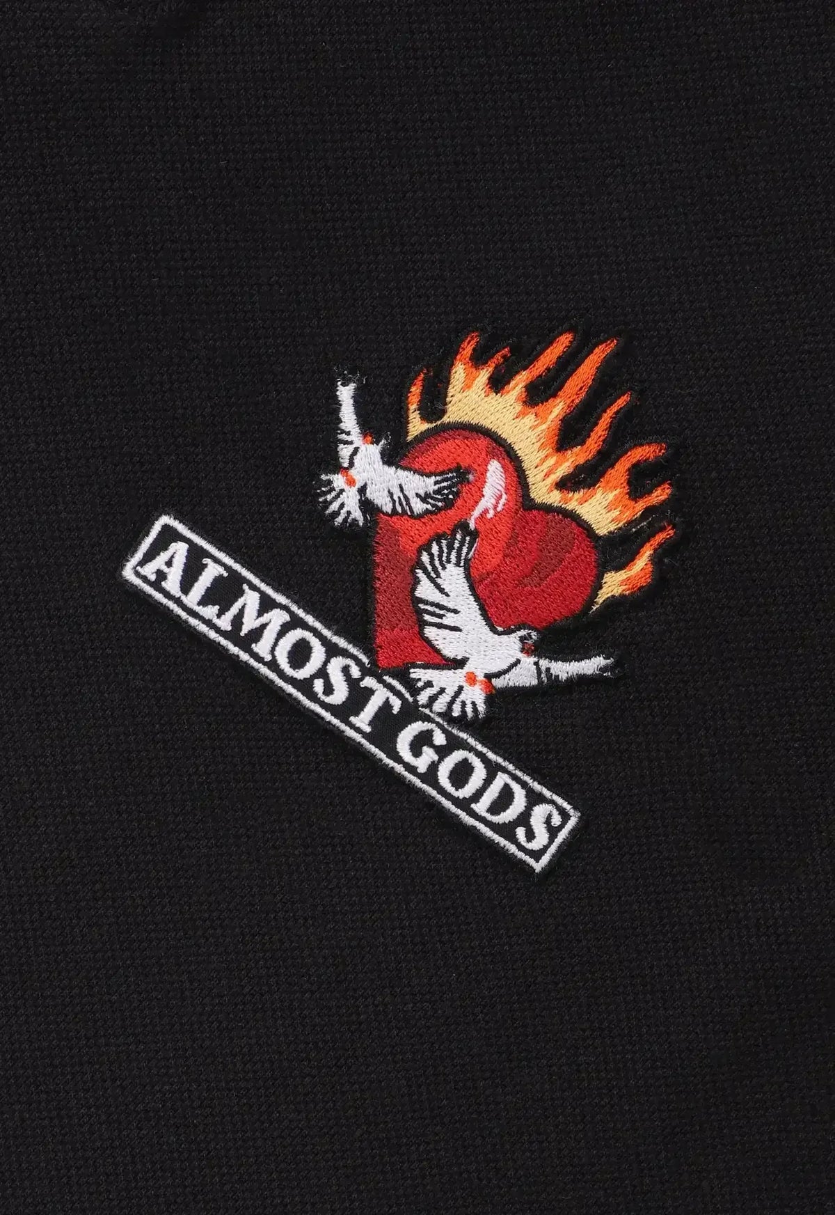 Burning Heart Relaxed Polo