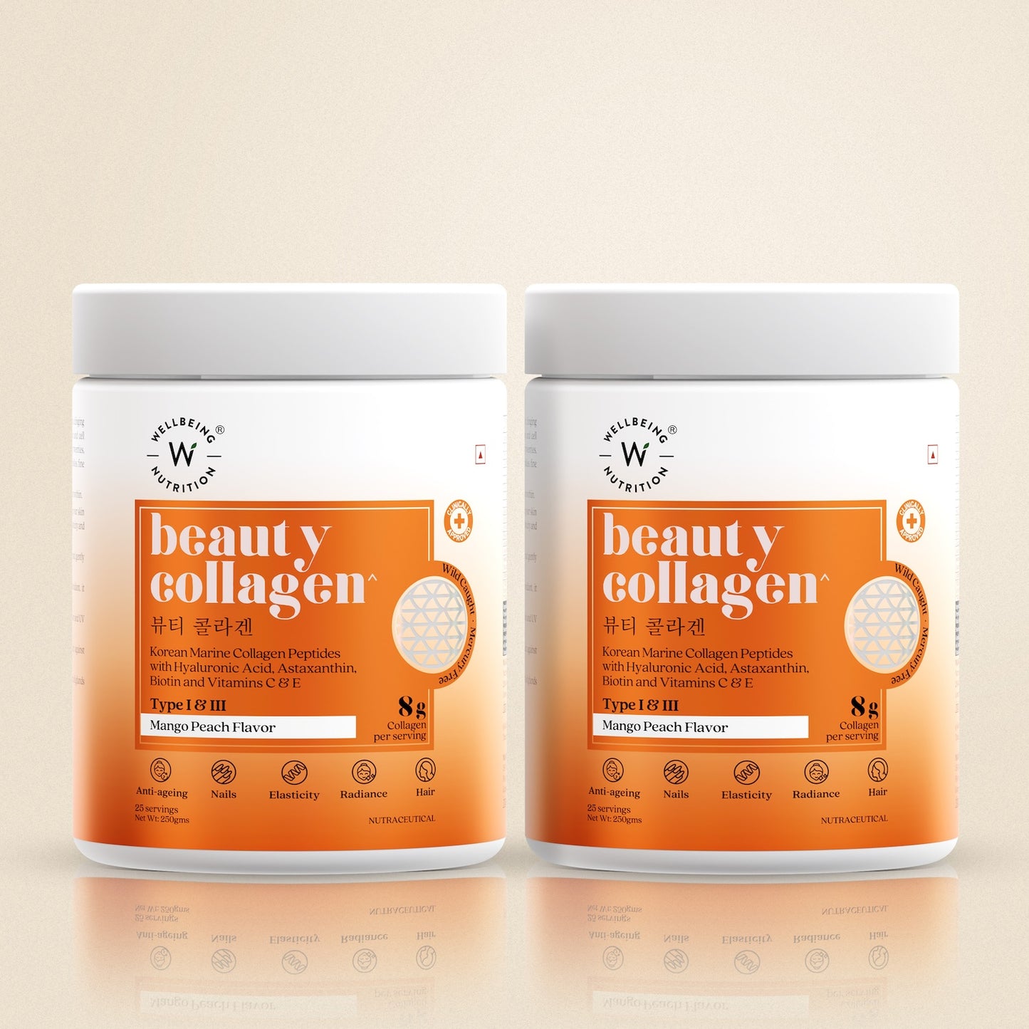 Beauty Collagen Mango Peach Flavor - 250G