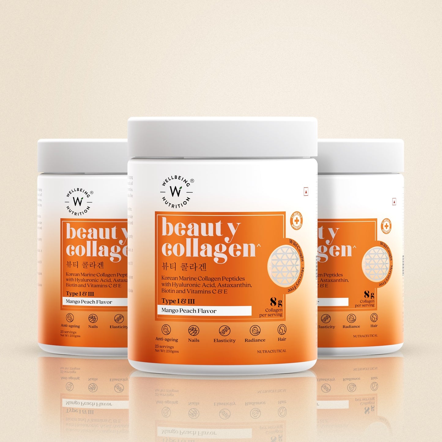 Beauty Collagen Mango Peach Flavor - 250G