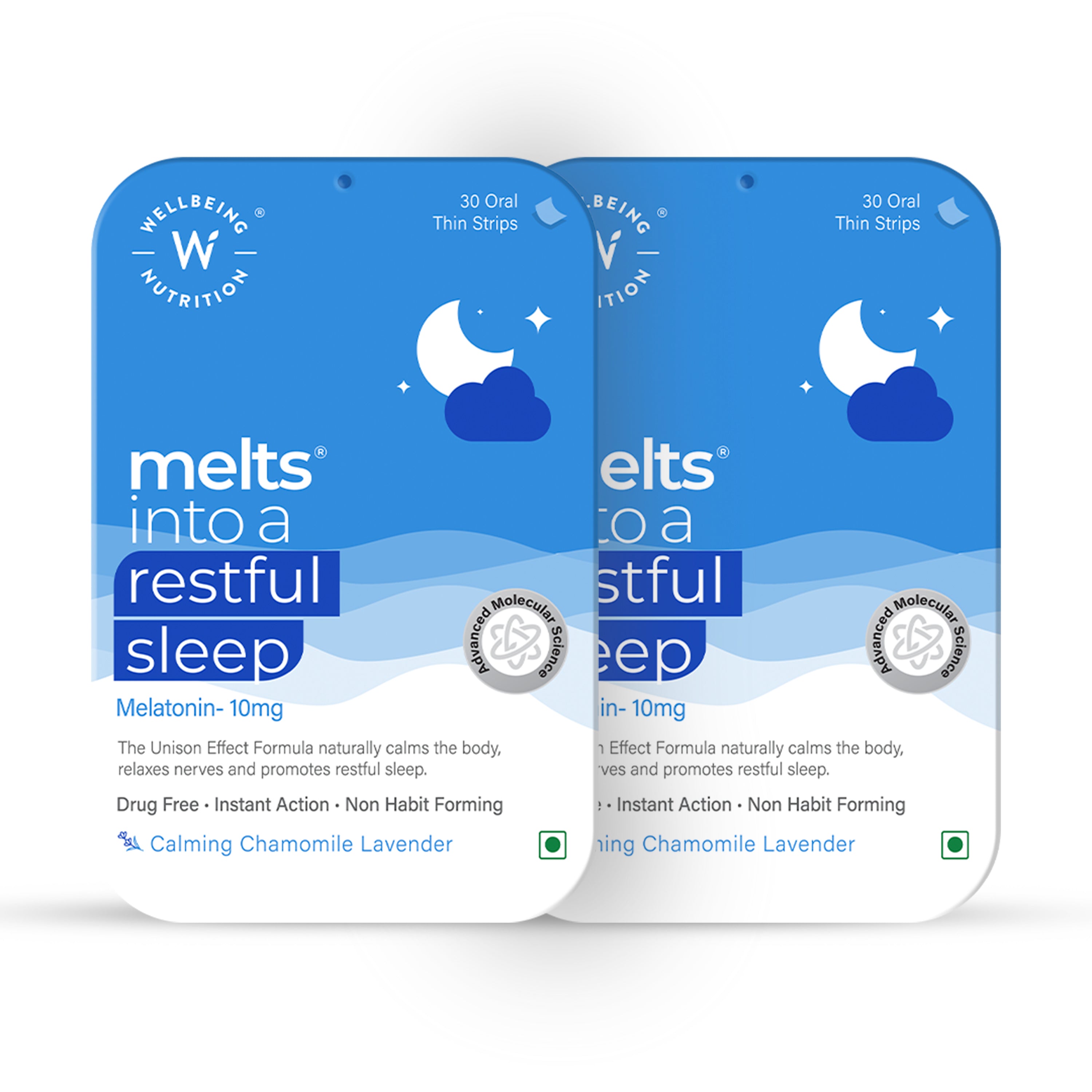 Restful Sleep Melts (10mg) | Wellbeing Nutrition at Broadway