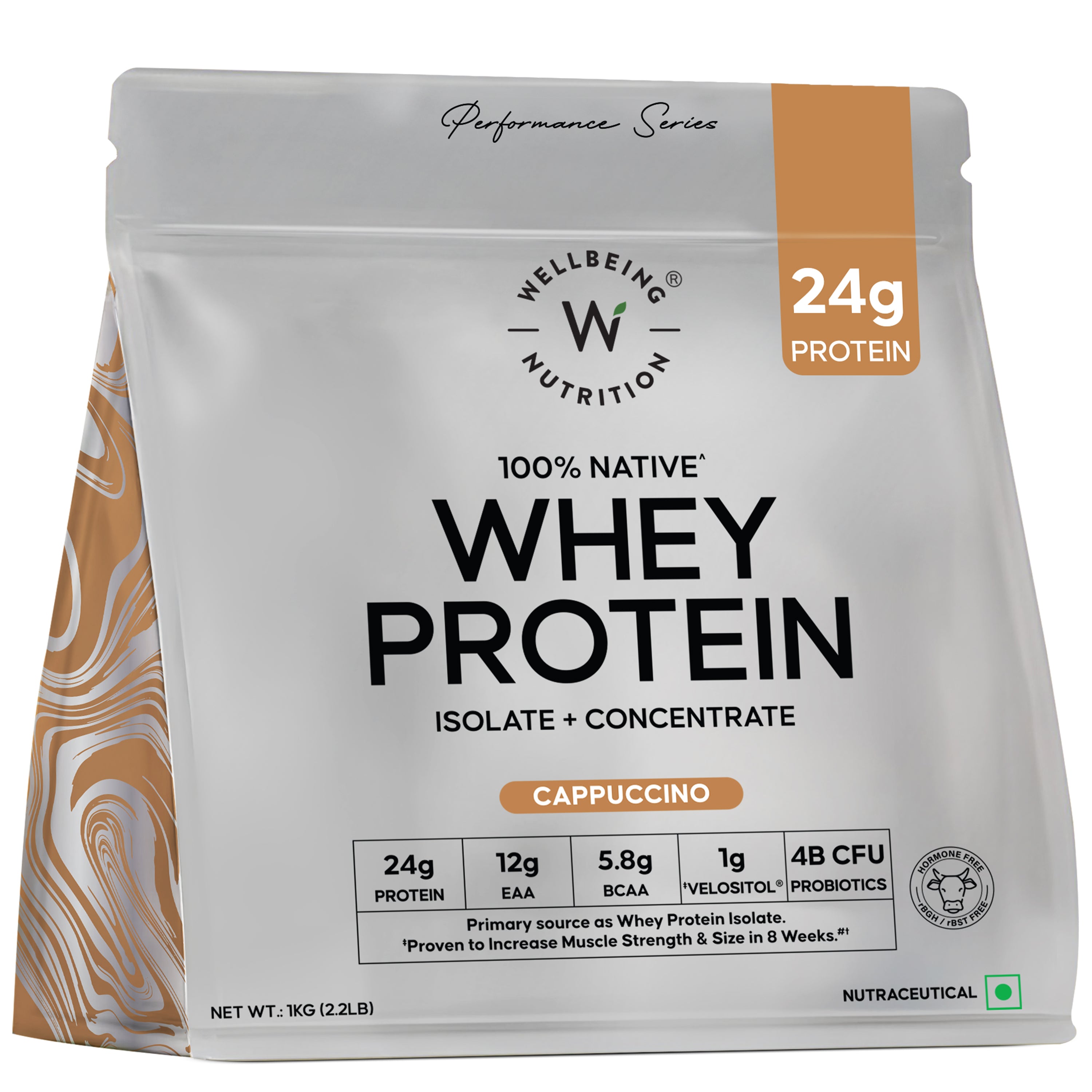Whey Protein Blend Cappuccino | Wellbeing Nutrition at Broadway