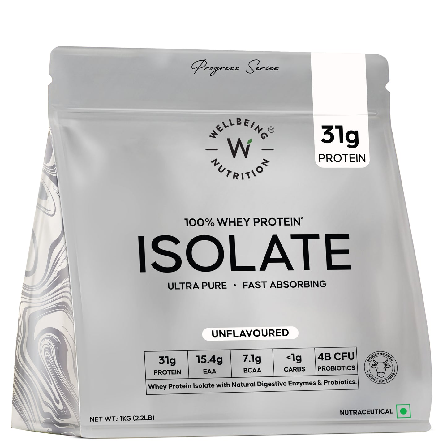 Whey Protein Isolate Unflavored | Wellbeing Nutrition at Broadway