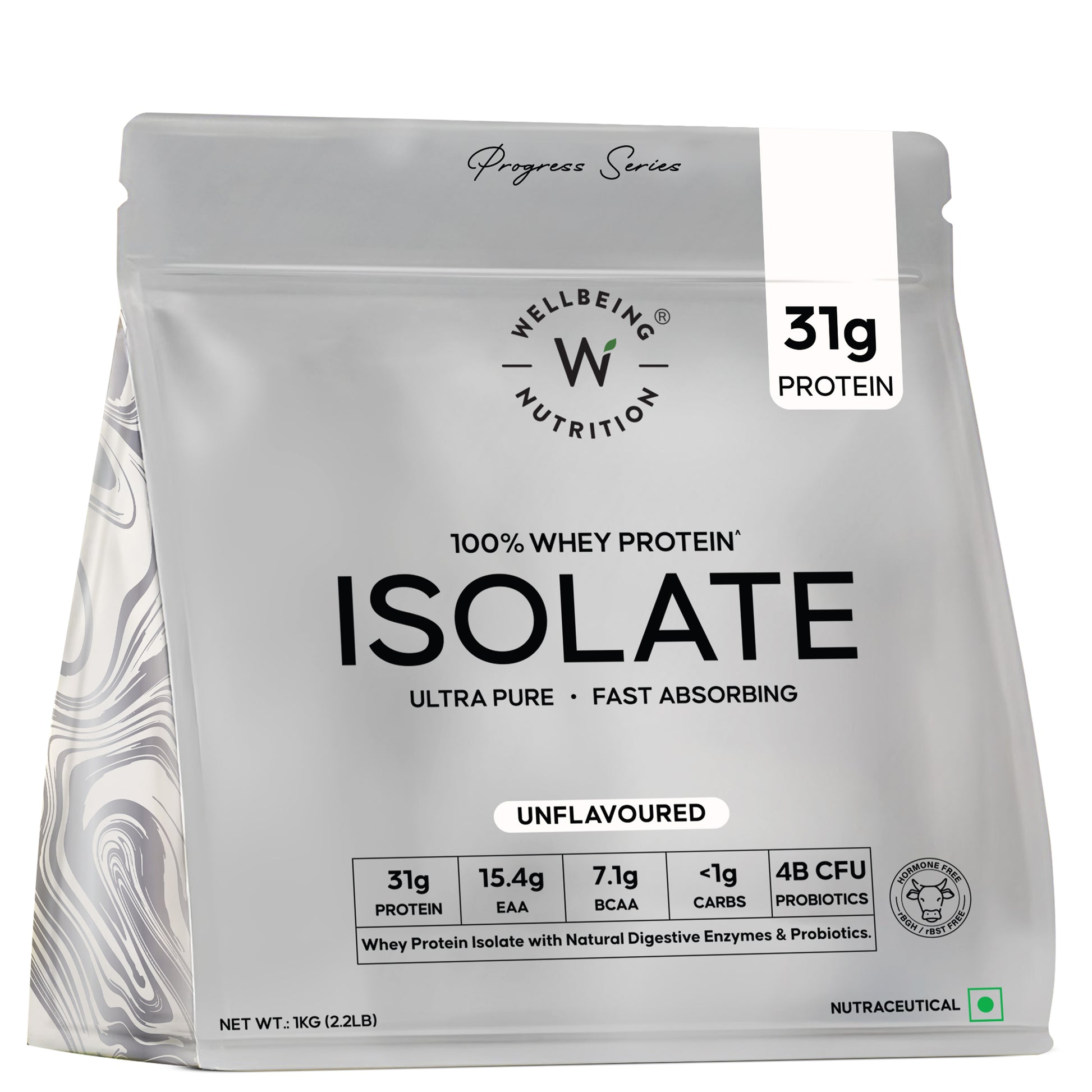 Whey Protein Isolate Unflavored | Wellbeing Nutrition at Broadway