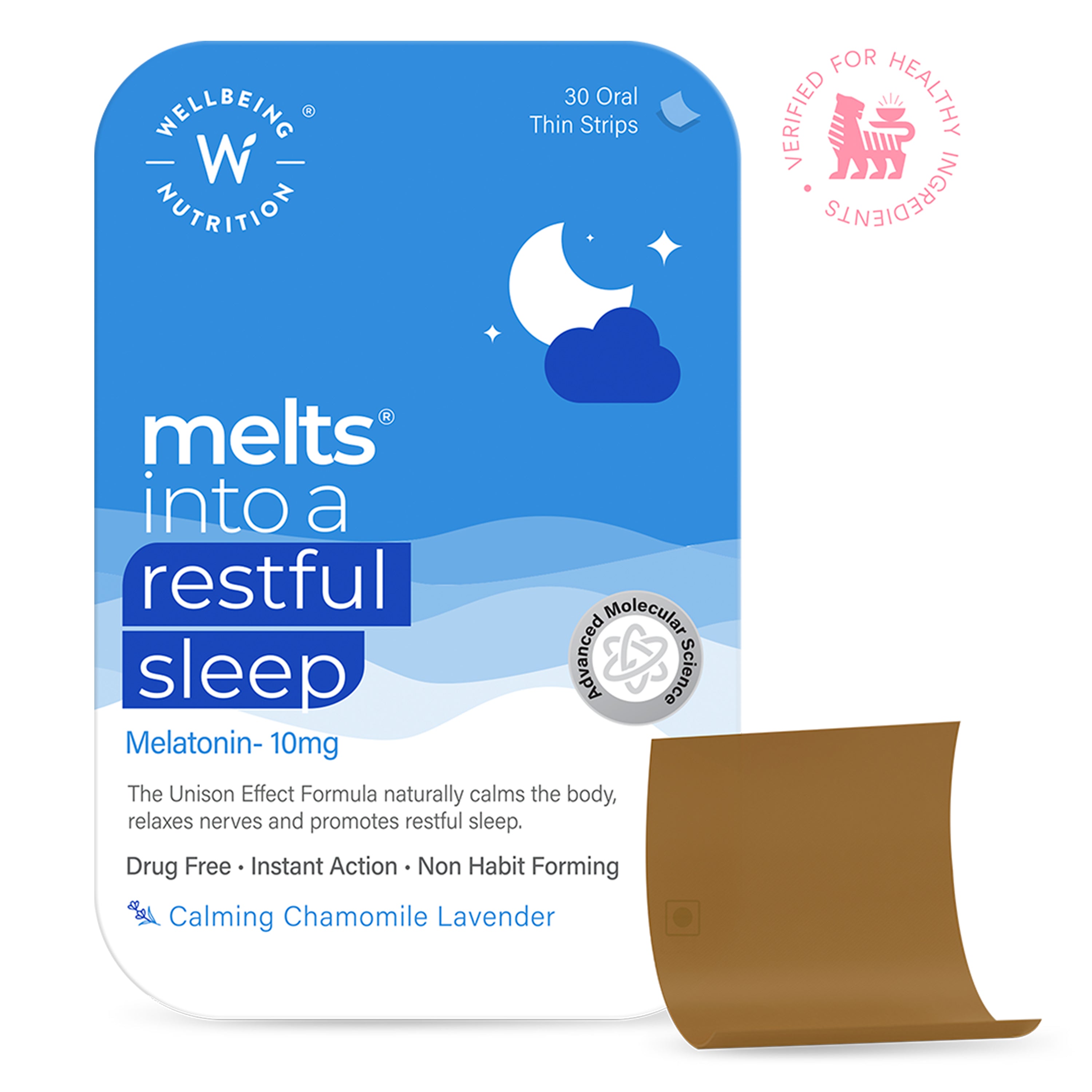 Restful Sleep Melts (10mg) | Wellbeing Nutrition at Broadway
