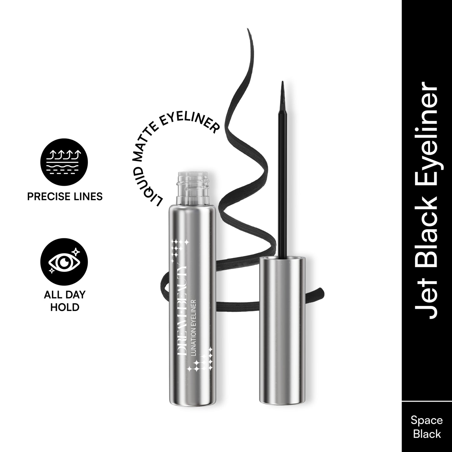 Dream Beauty Space Black Liquid Eyeliner | 4.5ml
