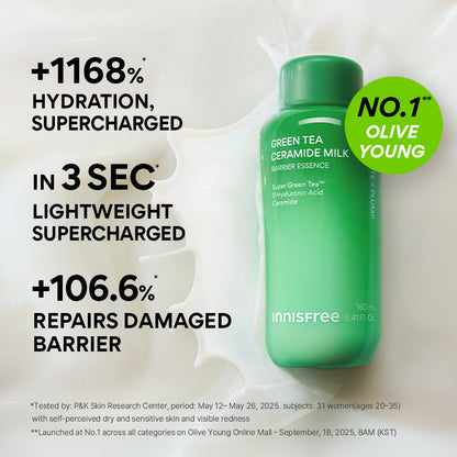 Innisfree Green Tea Ceramide Milk - 160 ml