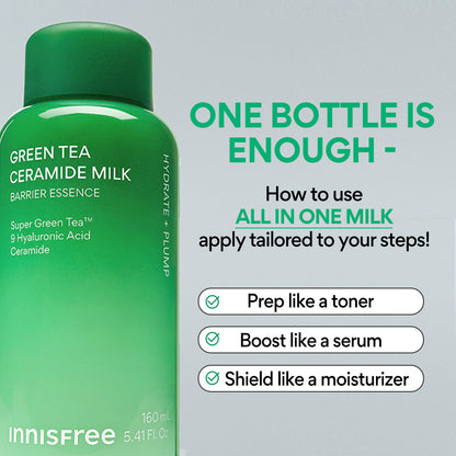 Innisfree Green Tea Ceramide Milk - 160 ml