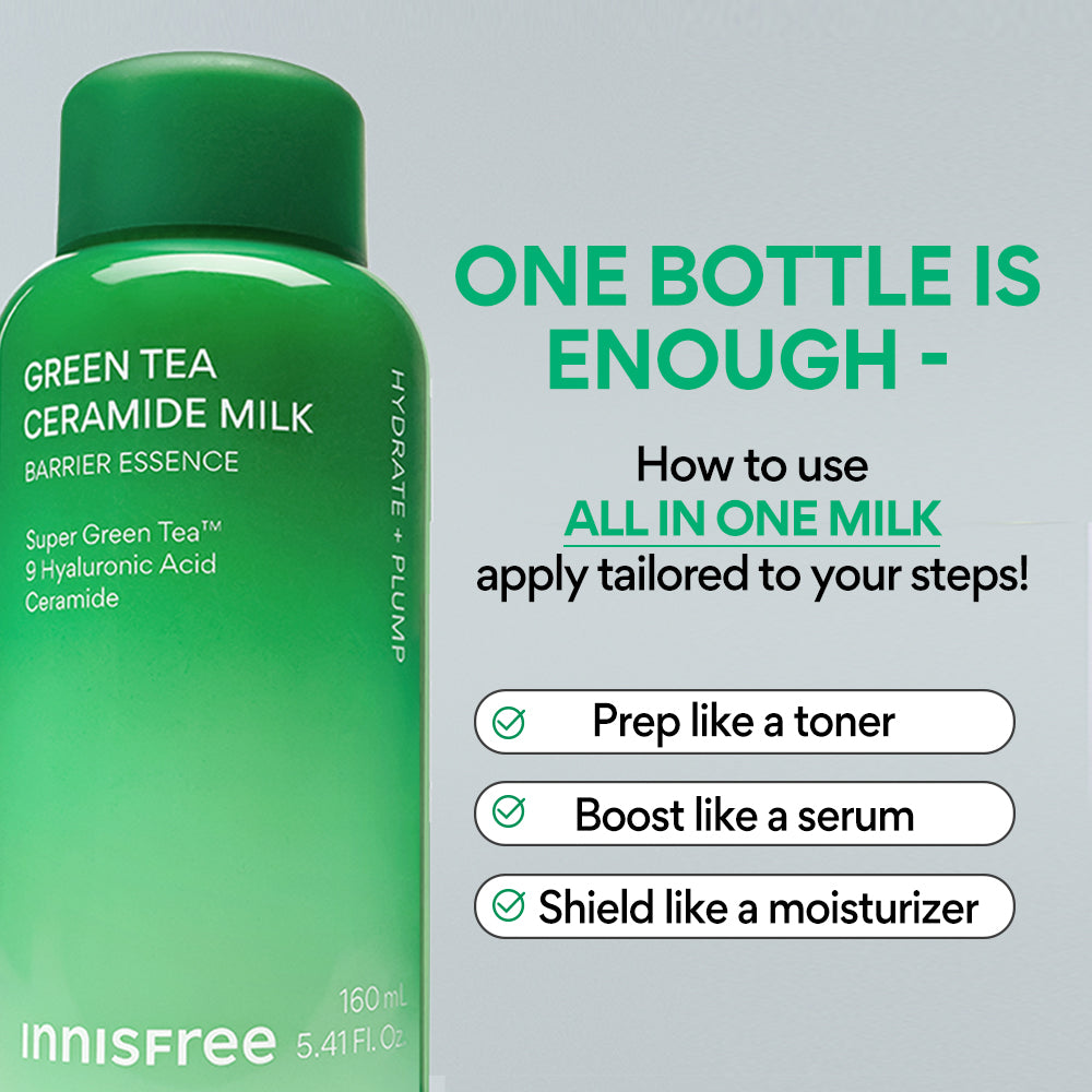 Innisfree Green Tea Ceramide Milk - 90 ml