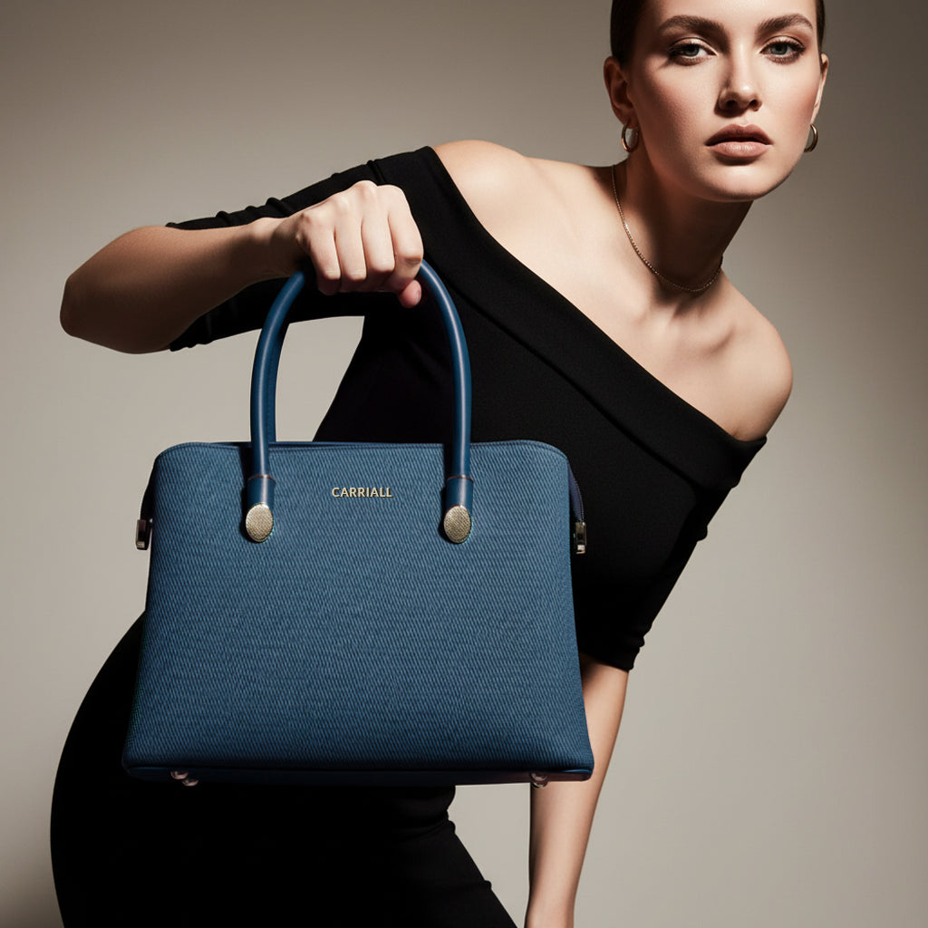 Carriall Ireen Womens Vegan Leather Handbag for women & girls (Dark Teal)