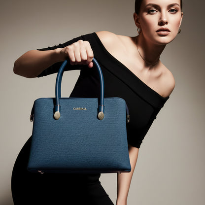 Carriall Ireen Womens Vegan Leather Handbag for women & girls (Dark Teal)