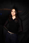 Sheer Gathered Top