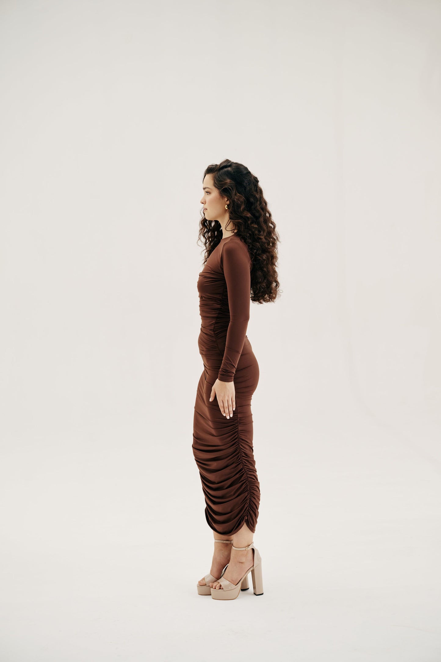 Gathered Bodycon dress