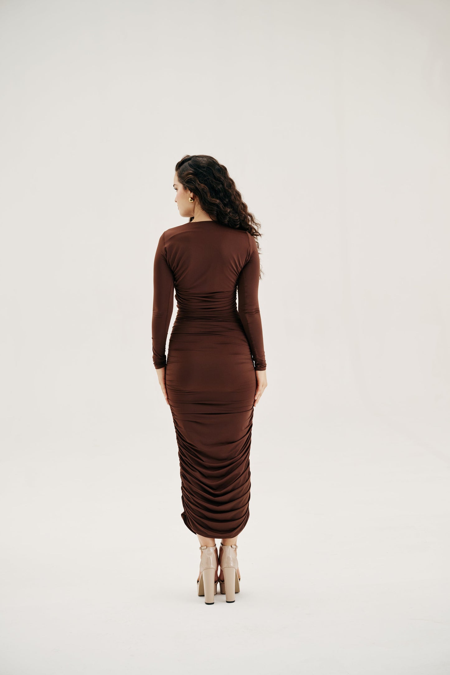 Gathered Bodycon dress