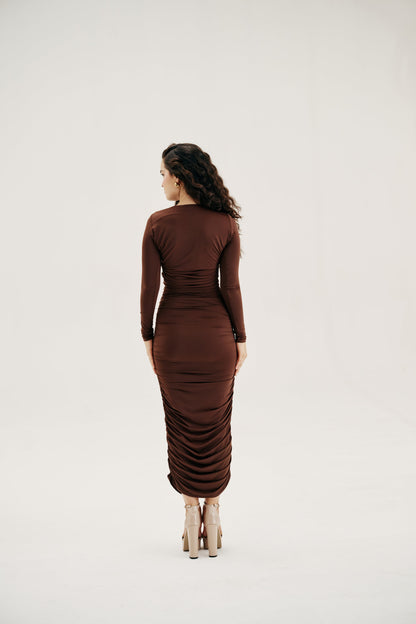 Gathered Bodycon dress