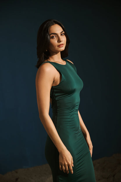 The Twist Dress â€“ Emerald