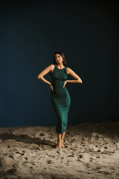 The Twist Dress â€“ Emerald