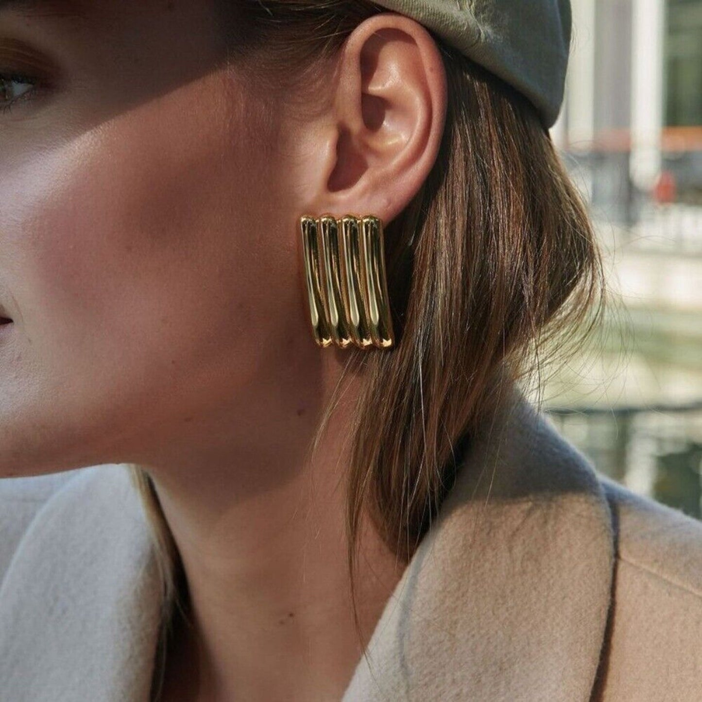 Glamour Vertical Statement Earrings | Just Lil Things at Broadway